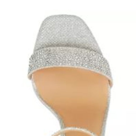 INC International Concept Lexini Two Piece Sparkle/ Glitter Sandals Size 9M - Picture 13 of 14